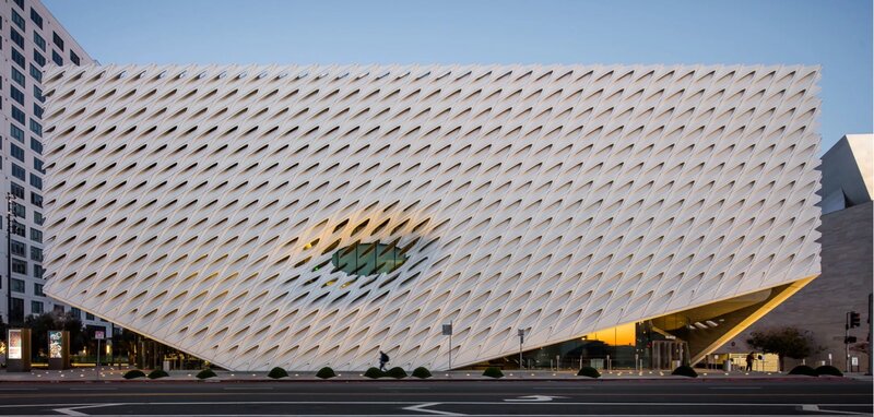The Broad Museum exterior
